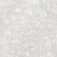Glass seed beads 8/0 (3mm) Transparent crystal